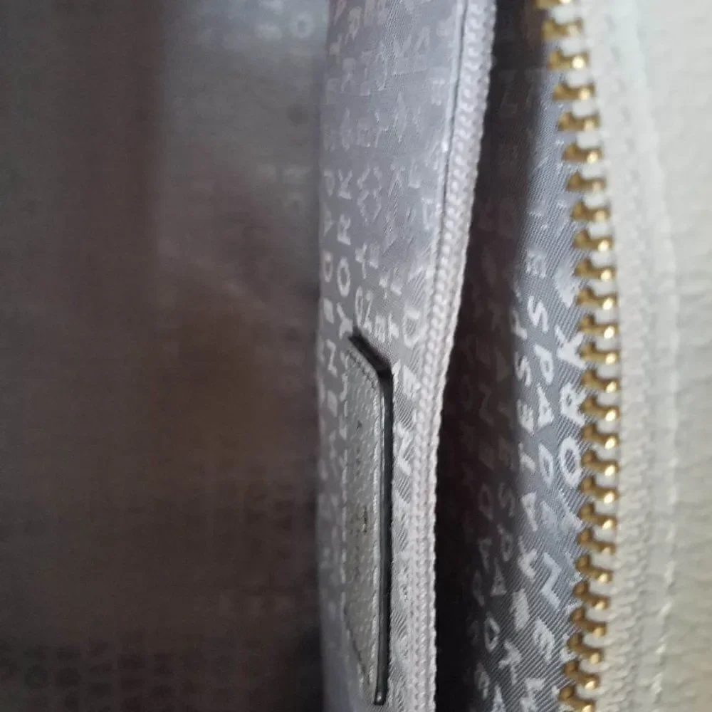 Iconic Kate Spade Gray Cameron Street Candace Leather Satchel - Picture 5 of 13